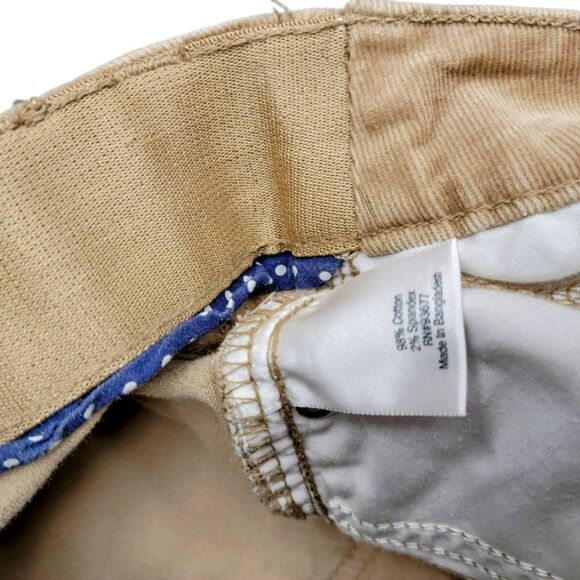 St. John's Bay Tan Corduroy Straight Leg Pants Jeans - Picture 10 of 14